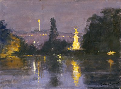 Buckinghamský palác - Noc od Julian Barrow