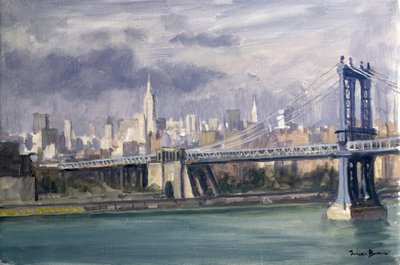 Manhattan Bridge, New York, 1996 od Julian Barrow