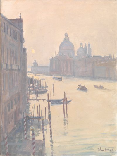Východ slunce z Accademia Bridge, 2009 od Julian Barrow