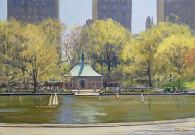 The Boating Lake, Central Park, New York, 1997 od Julian Barrow