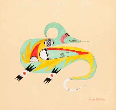 Avanyu, ca. 1923. od Julian Martinez
