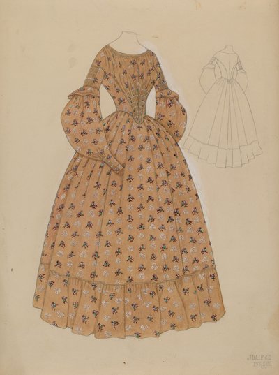 Šaty, c. 1937. od Julie C Brush