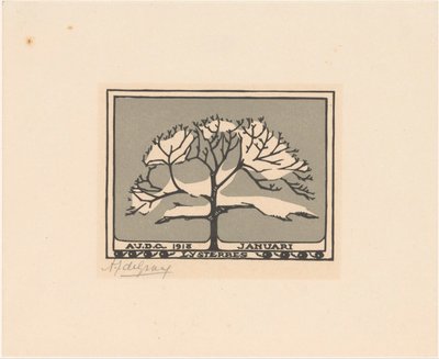 Januari (původní název na objektu) od Julie de Graag (signed by artist)