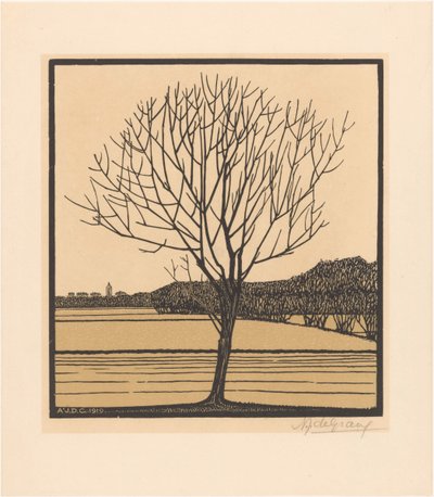 Kale boom od Julie de Graag (signed by artist)