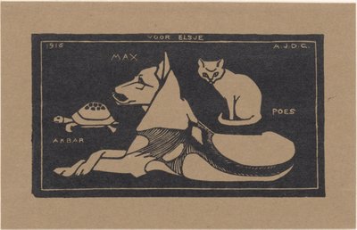 Akbar, Max, Poes (název na objektu) od Julie de Graag