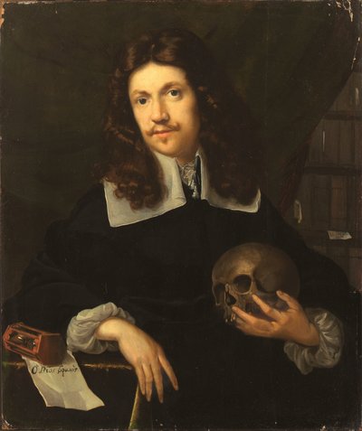 Portrét gentlemana ve stylu vanitas od Julien Franciscus de Geest