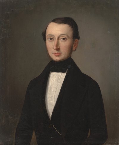 Portrét kreolského gentlemana, cca 1835-37 (olej na plátně) od Julien Hudson