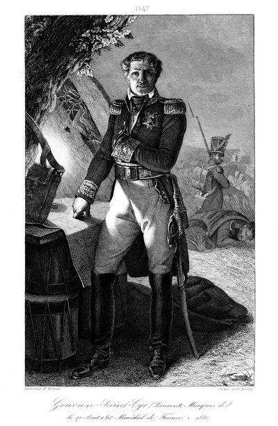 Laurent Gouvion Saint-Cyr 1764-1830, maršál Francie, 1839. od Julien Leopold Boilly