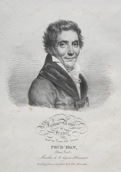 Pierre Paul Prudhon od Julien Leopold Boilly