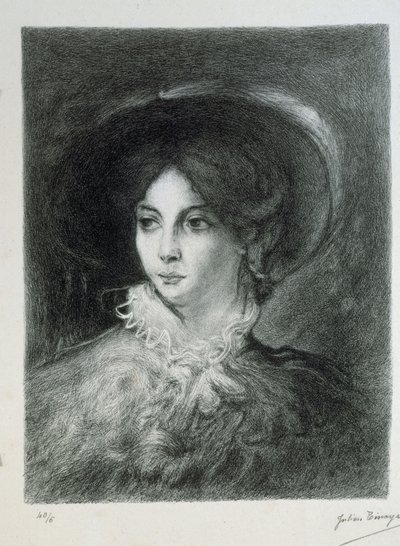 Portrét George Sandové. od Julien Tinayre