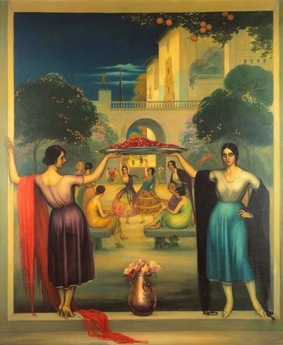 Spring Primavera, cca 1915 (olej na panelu) od Julio Romero de Torres
