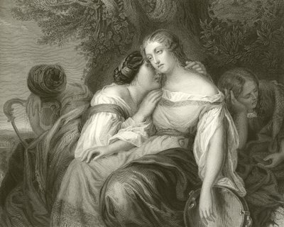Jeftova dcera od Julius Friedrich Anton Schrader