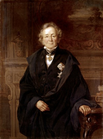 Leopold von Ranke : Portrét 1868 (olej) od Julius Friedrich Anton Schrader
