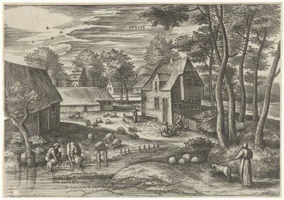 červen Ivnivs (název na objektu) Dvanáct měsíců (název série) od Julius Goltzius