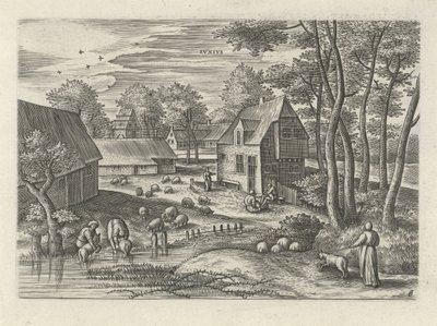 červen Ivnivs (název na objektu) Dvanáct měsíců (název série) od Julius Goltzius