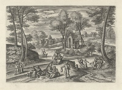 Smět Maivs (název na objektu) Dvanáct měsíců (název série) od Julius Goltzius