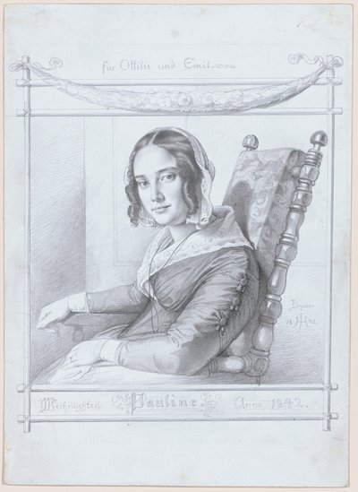 Pauline, manželka umělce od Julius Hubner