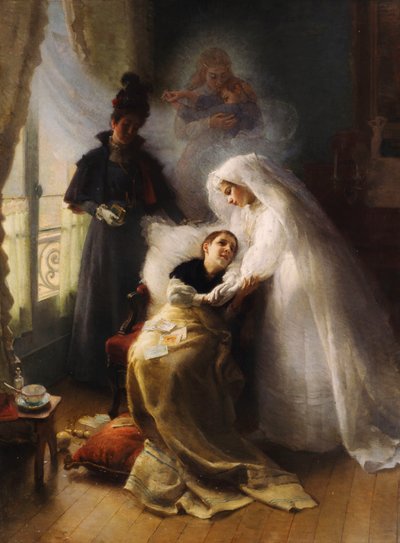 Návštěva, od Julius Leblanc Stewart