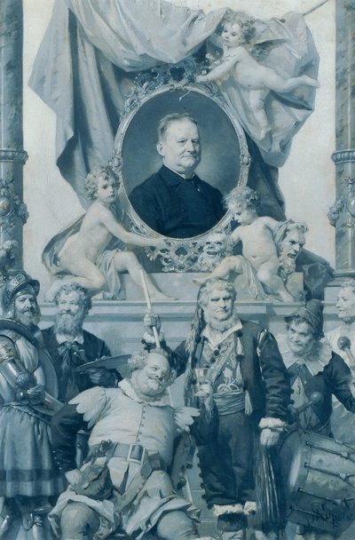 Herec z Burgtheatru Bernhard Baumeister od Julius Schmid