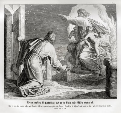 Abraham bude otcem mnoha národů, Genesis od Julius Schnorr von Carolsfeld