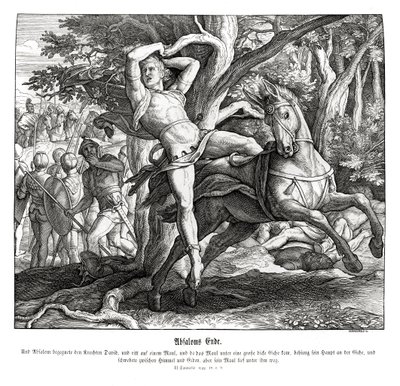Smrt Absolona, 2. Samuelova od Julius Schnorr von Carolsfeld