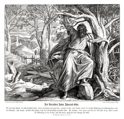 Smrt Jidáše Iškariotského, Matoušovo evangelium od Julius Schnorr von Carolsfeld