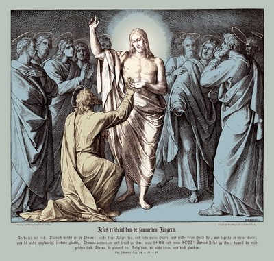 Pochybující Tomáš, Janovo evangelium od Julius Schnorr von Carolsfeld