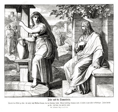 Ježíš a Samaritánka, Janovo evangelium od Julius Schnorr von Carolsfeld