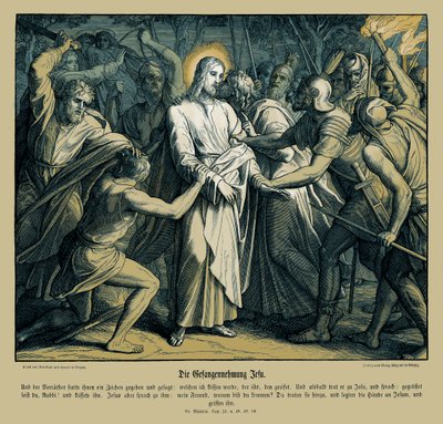Ježíšova zrada, Matoušovo evangelium od Julius Schnorr von Carolsfeld