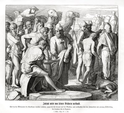Josepha prodávají jeho bratři, Genesis od Julius Schnorr von Carolsfeld