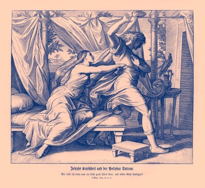 Joseph odmítá lhát s Putifarem, Genesis od Julius Schnorr von Carolsfeld