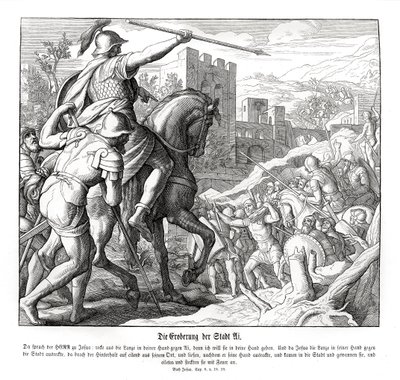 Joshua zabírá město Ai, Joshua od Julius Schnorr von Carolsfeld