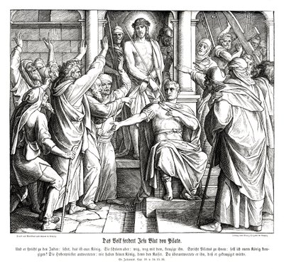 Pontský Pilát, Janovo evangelium od Julius Schnorr von Carolsfeld