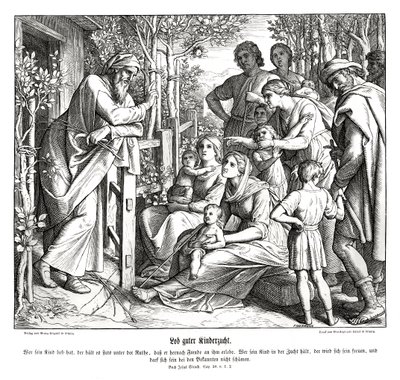 Výchova dětí, Kniha Sirachova od Julius Schnorr von Carolsfeld