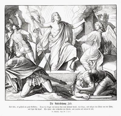 Ježíšovo zmrtvýchvstání, Matoušovo evangelium od Julius Schnorr von Carolsfeld