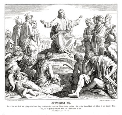 Kázání na hoře, Matoušovo evangelium od Julius Schnorr von Carolsfeld