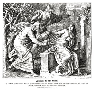 Susanna a starší, Susanna a Daniel od Julius Schnorr von Carolsfeld