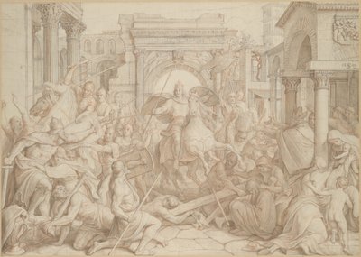 Vchod Karla Velikého do Pavie, 1840. od Julius Schnorr von Carolsfeld