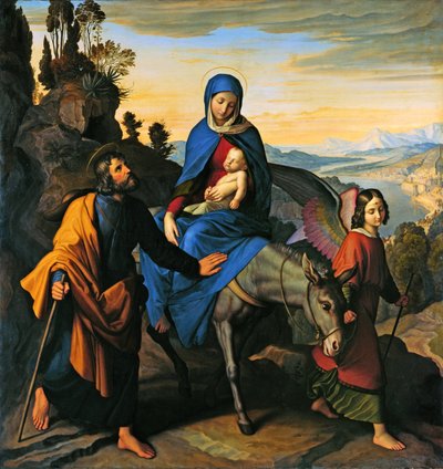 Útěk do Egypta od Julius Schnorr von Carolsfeld