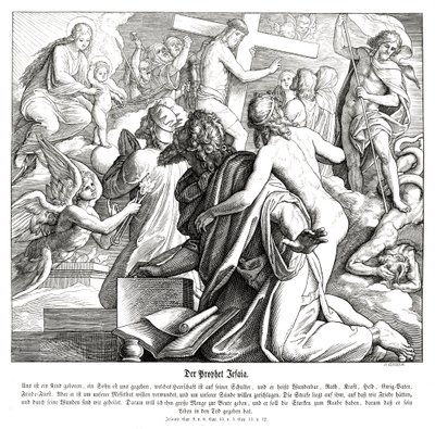 Prorok Izajáš od Julius Schnorr von Carolsfeld