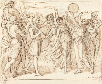 Davidův triumf od Julius Schnorr von Carolsfeld
