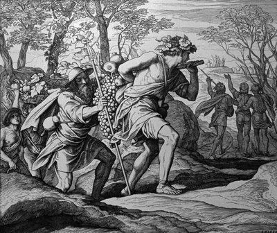 Země Kanaán od Julius Schnorr von Carolsfeld