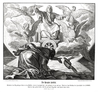 Prorok Ezechiel od Julius Schnorr von Carolsfeld
