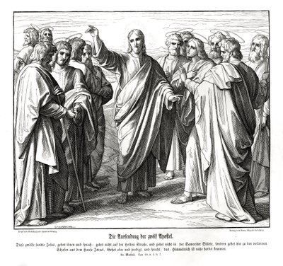 Dvanáct apoštolů, Matoušovo evangelium od Julius Schnorr von Carolsfeld