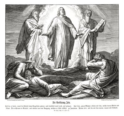 Proměnění Ježíše, Lukášovo evangelium od Julius Schnorr von Carolsfeld