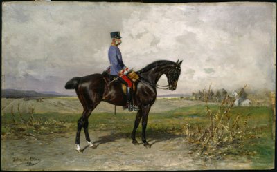 Franz Joseph, Reiterbildnis / Blaas od Julius von Blaas