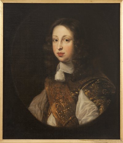 Le princ dědic Johann Georg von Schleswig Holstein Gottorp - Portrét Johanna Georga (1638-1655), následníka trůnu Holstein-Gottorp, od Ovense, Jurgena (Jurriaen) (1623-1678). Olej na plátně. Rozměr: 68 x 59 cm. Národní muzeum Stockholm od Jürgen Ovens