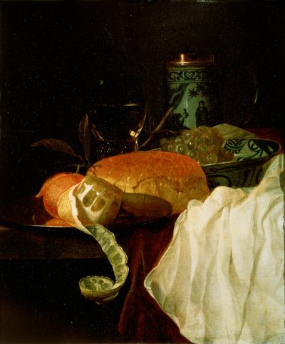 „Ovoce, chléb a víno“, 17. století. od Juriaen van Streeck