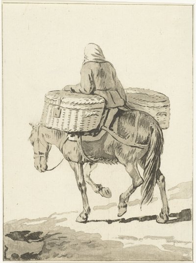 Žena na koni od Jurriaan Cootwijck (attributed to)