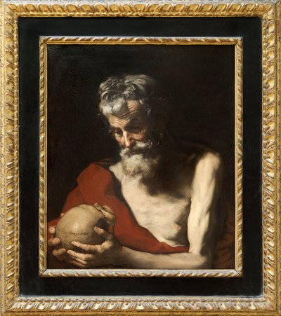 Svatý Jeroným (olej na plátně) od Jusepe de Ribera